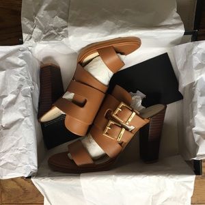 NEW - KENNETH COLE - SALEM HEEL - COGNAC - SIZE 8